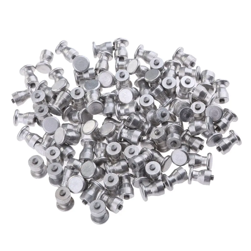 100 pcs 10mm Universal Car Tires Anti-Slip Screw Stud Tyre Snow Spikes Studs