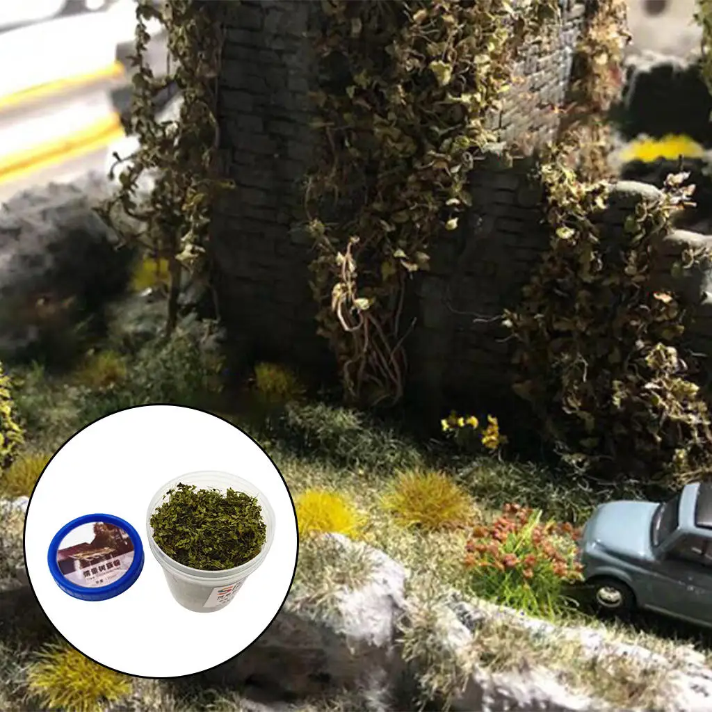 23g 120ml Miniatures Scatter Foliage Material Model for Railway Terrain