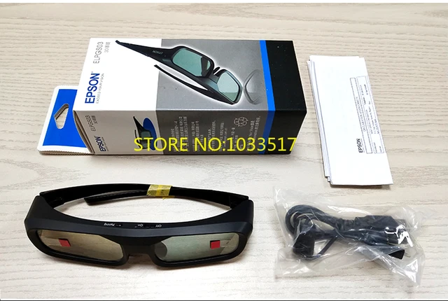 NEW ELPGS03 bluetooth Shutter Active 3D glasses for Epson Home Cinema 3D  Projectors