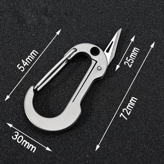 Stainless Steel Small Carabiner Clip