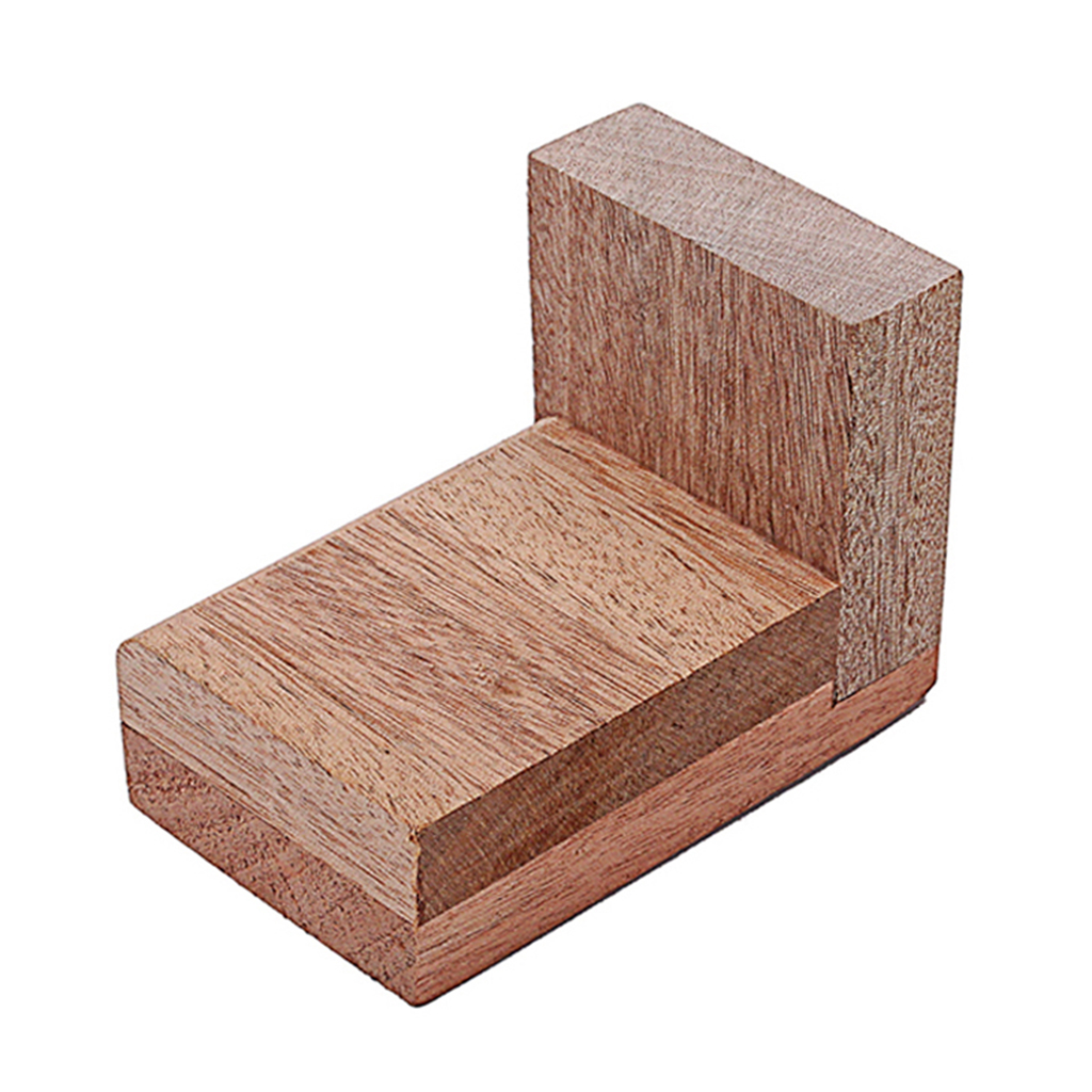L Shape Mahogany Neck Rest Support Guitar Support Holder For Folk Guitar
