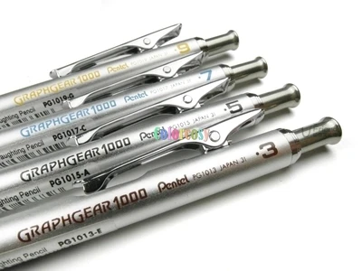 1pc Japan Pentel Graphgear 1000 Mechanical Drafting Pencil PG  1013/1015/1017/1019 Student Office Design Artist