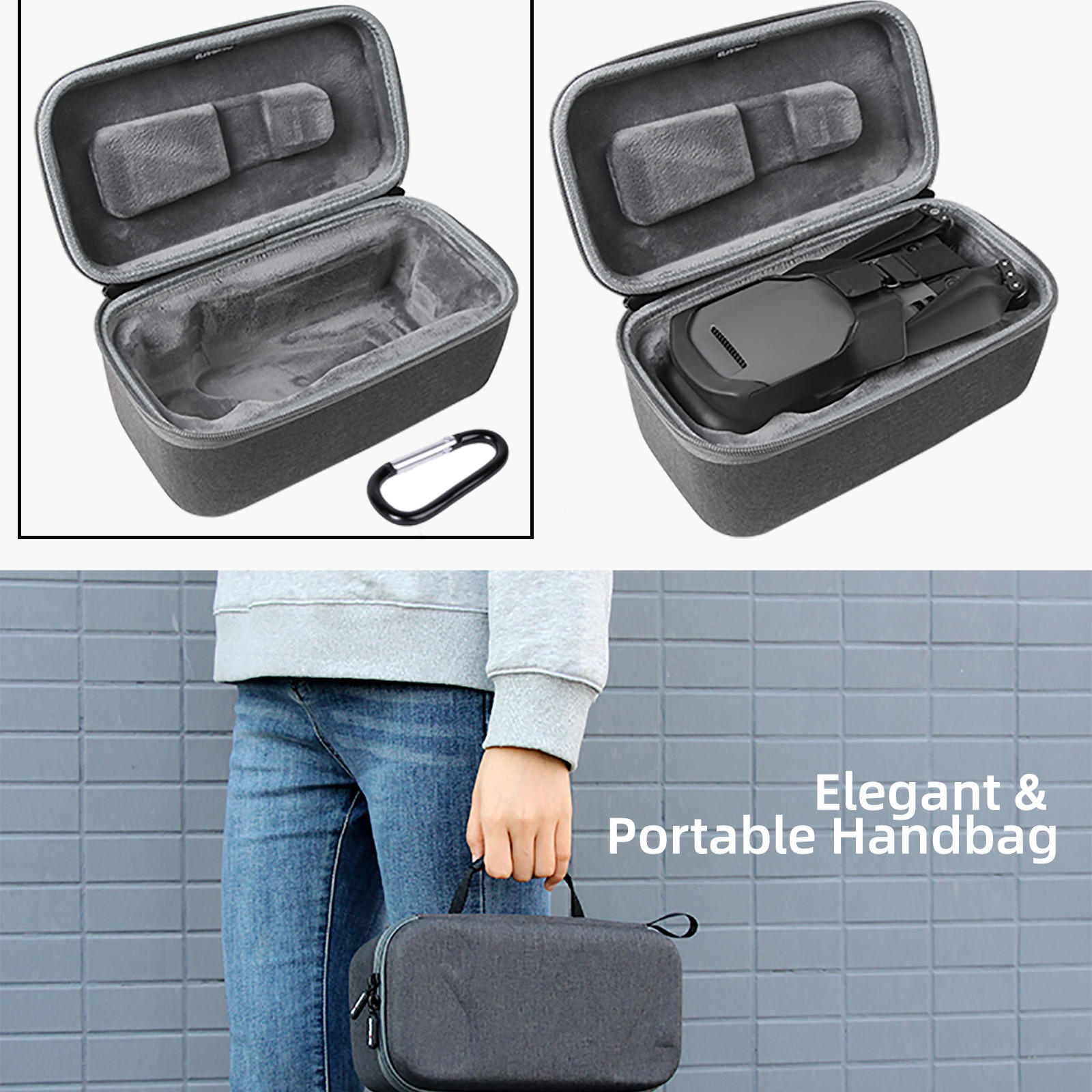 Waterproof Drone Handbag Outdoor Drone Accessories Protective Bag Mini Drone Protective Box Hardshell Case for Mavic 3