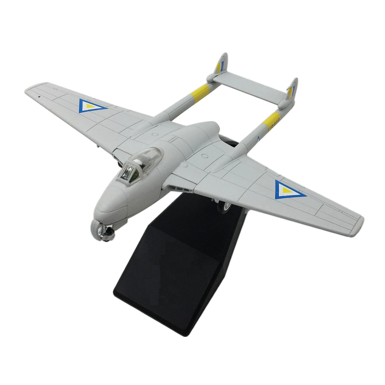 Alloy 1/72 DH.115 T-55 Fighter Model Office Coffee Hall Decor for Collection