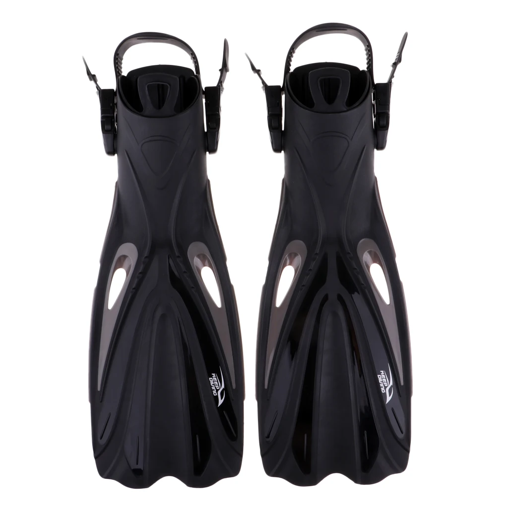 Adjustable Fins Training Scuba Diving Swimming Snorkeling Long 