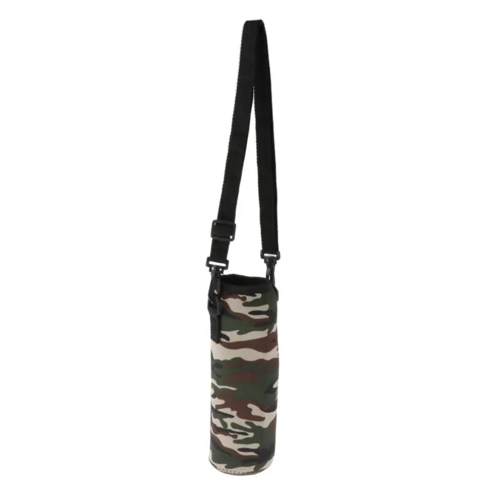 Sport Water Bottle Cover Neoprene Insulated Sleeve Bag Case Pouch Camouflage