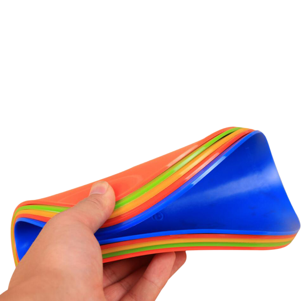 5PCS Round Spot Markers Anti  Skid Landmarks Track Field Equipment