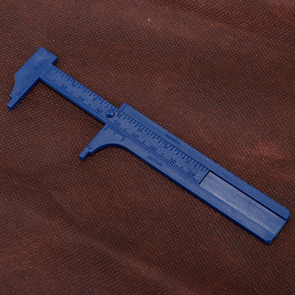 80mm Plastic Sliding Vernier Caliper Measuring Instrument Ruler for DIY Crafts