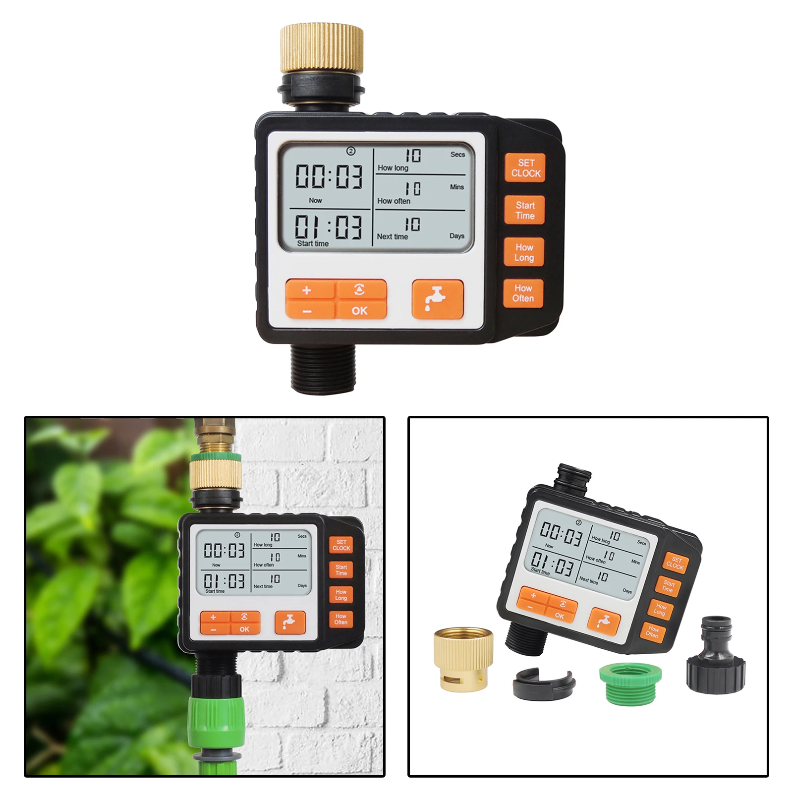 Home Smart Automatic Water Tap Timer Electronic Digital Irrigation Controller Outdoor Garden Sprinkler Watering Timer