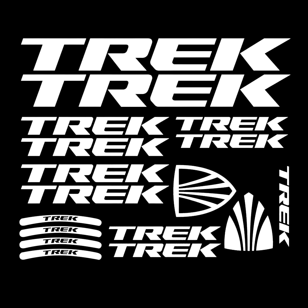 Trek自転車ステッカーフレーム車のステッカーサイクル自転車チューニングリムホイールデカールロゴエンブレム防水ビニールデカール|車のステッカー| -  AliExpress