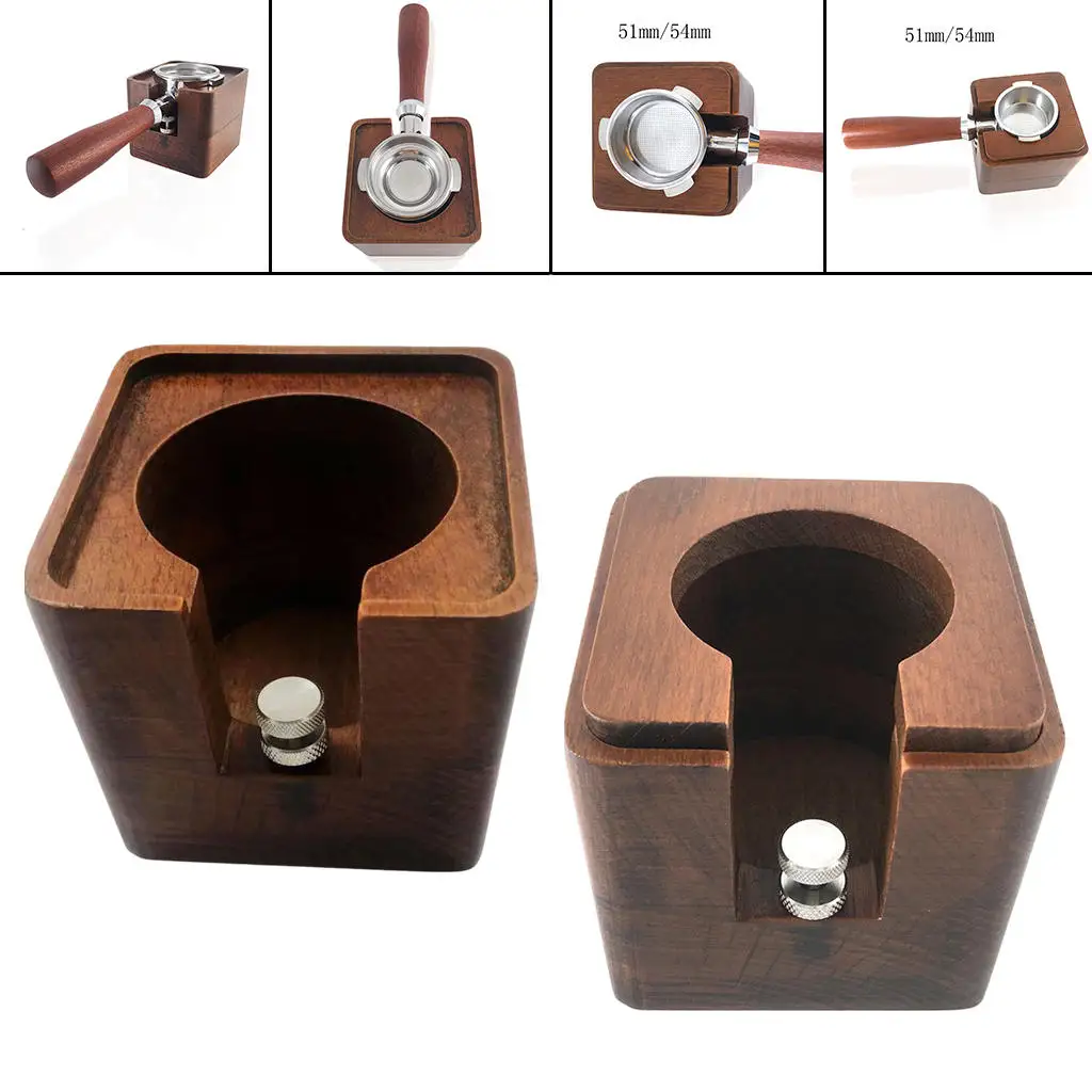 Adjustable Filter Tamper Holder Espresso Tamper Mat Stand Coffee Maker Support Base Rack Coffee Accessories Anti-skid