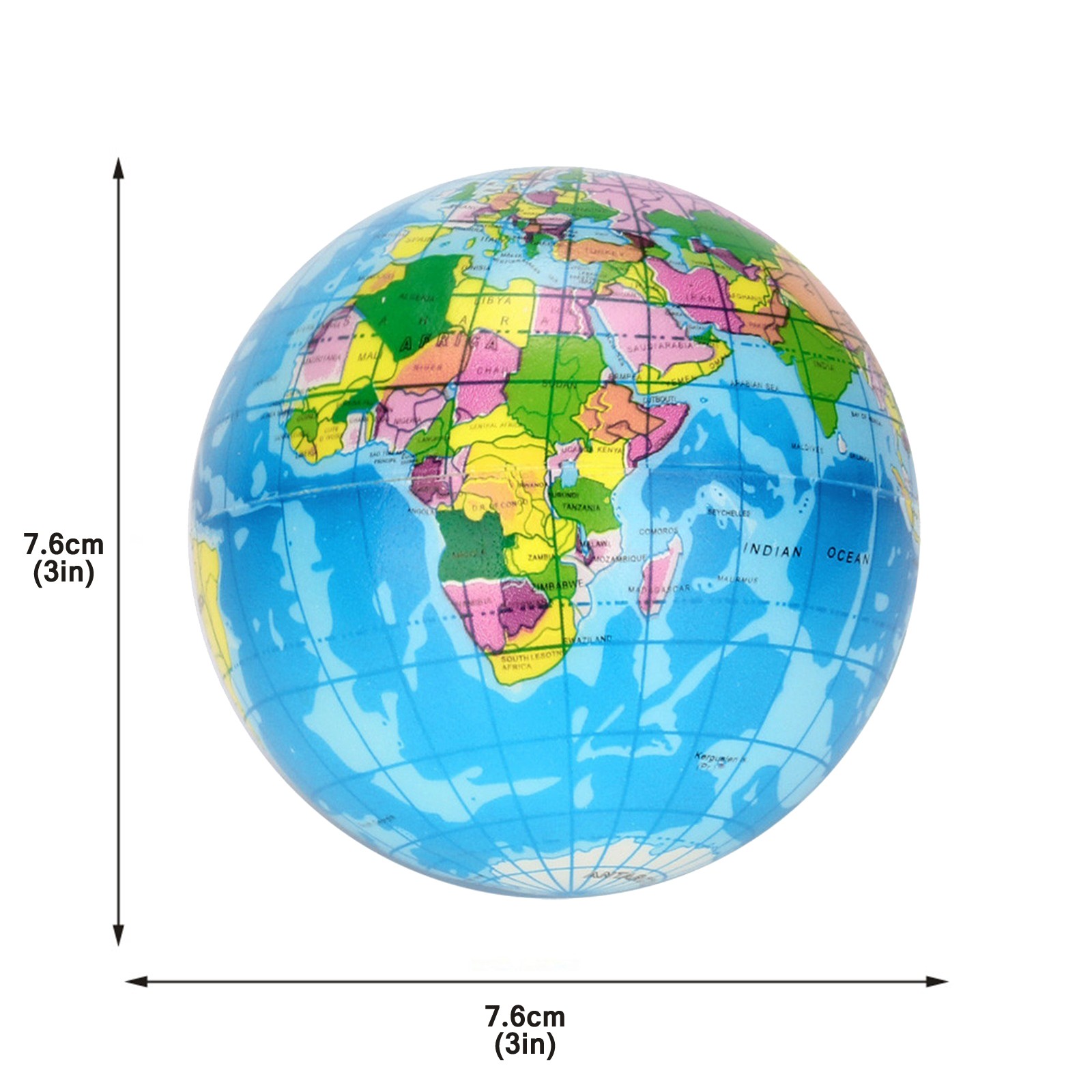 Мяч-антистресс #76 мм, игрушка для снятия стресса, Карта мира, эластичный  мяч, детский мяч-антистресс из пенополиуретана, игрушки для всех возрастов  | AliExpress
