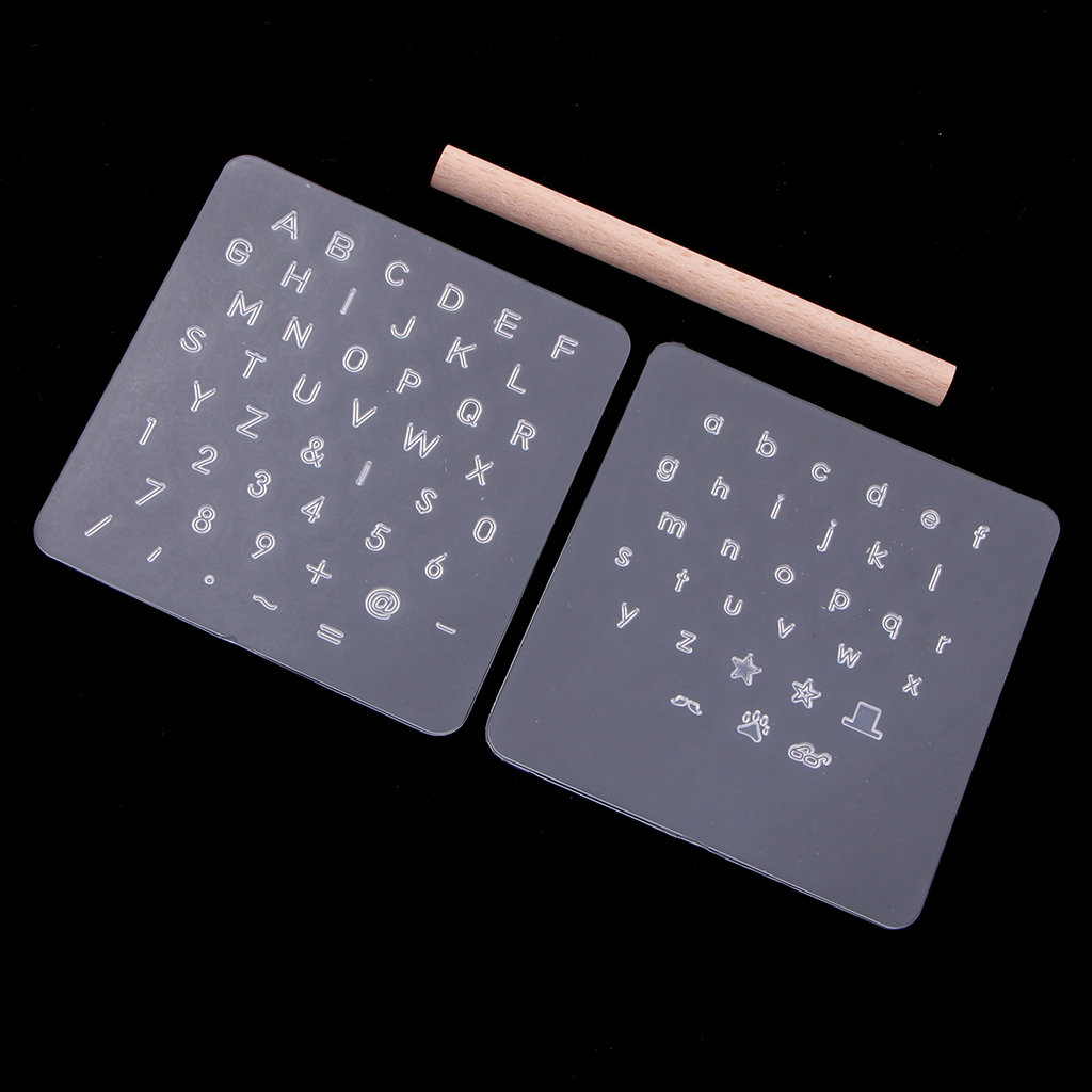 Punching Tool Leather Stamp Alphabet Letters Number Hallmark Stamping Sign For Stamping Leather