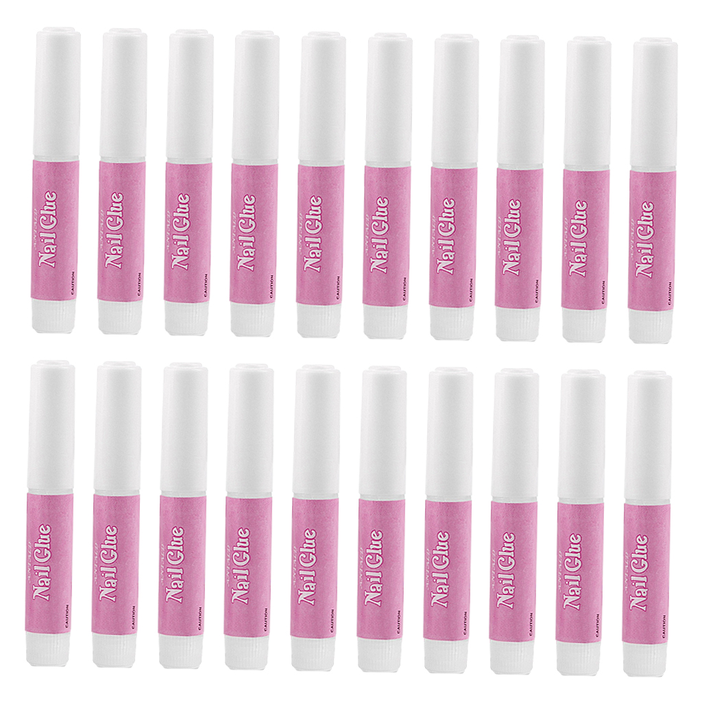 Lot 20 Bottle 2g Nail Glue Strong Adhesive Liquid French False Tips Manicure