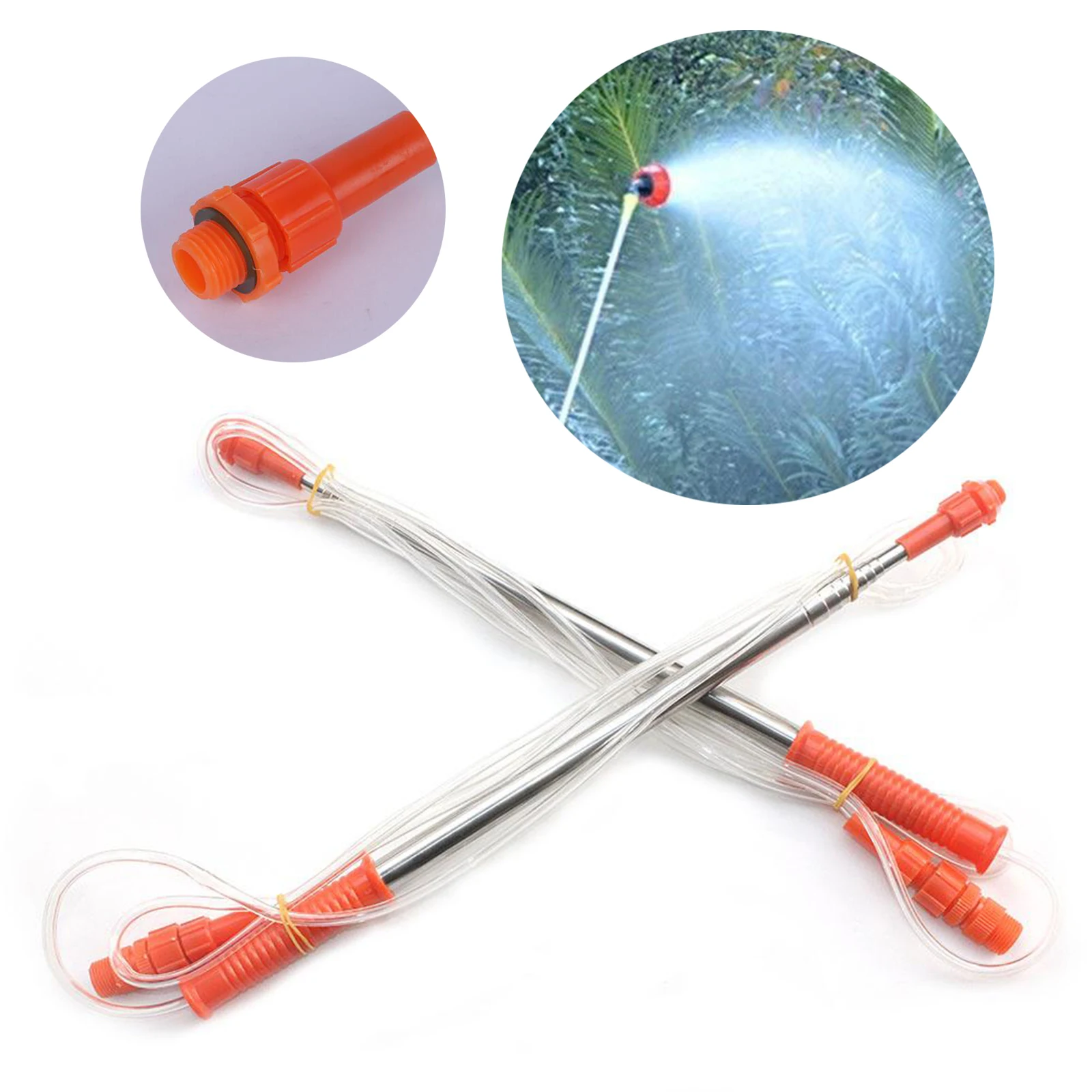 89''/129'' Steel Airless Paint Sprayer Spray Gun Extension Rod Wand Fishing