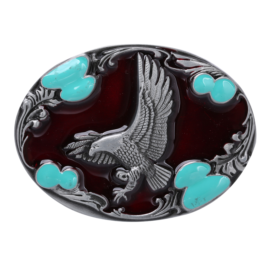 Western Replacement Cowboy Native American Jeans Eagle Belt Buckle Antique