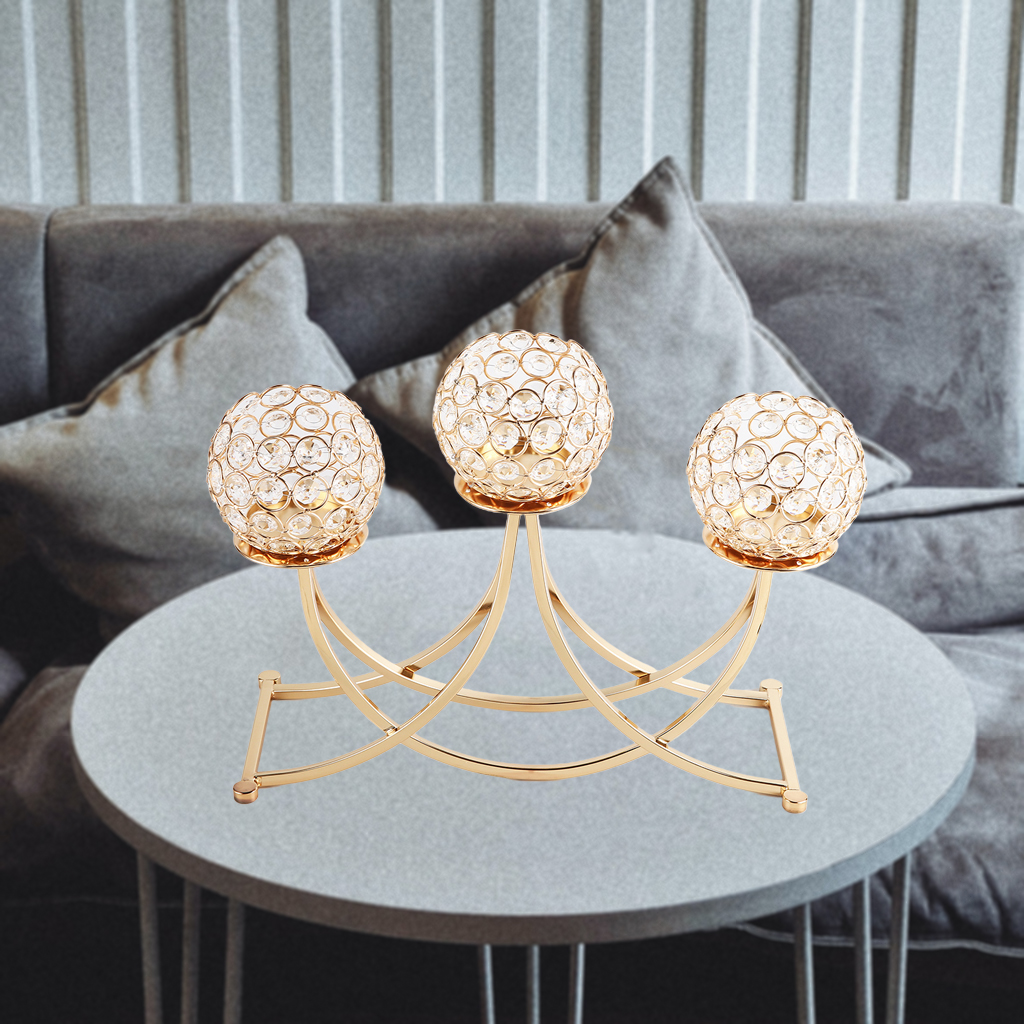 Gold Candle  Decor Table Centerpiece Candlesticks  for Wedding