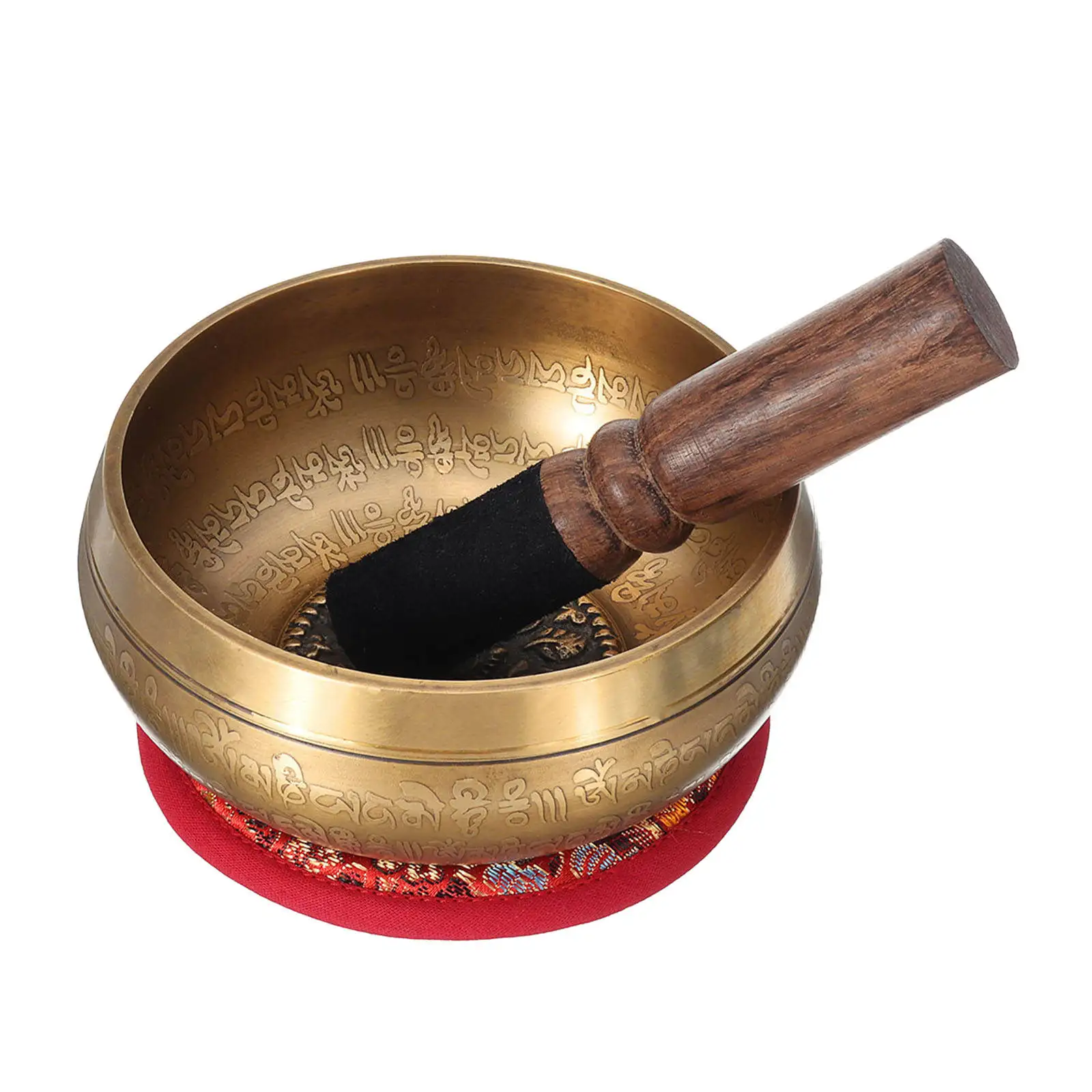 Nepal handmade Tibet Buddha sound bowl Yoga Meditation Chanting Bowl Brass Handicraft music therapy Tibetan Singing Bowl