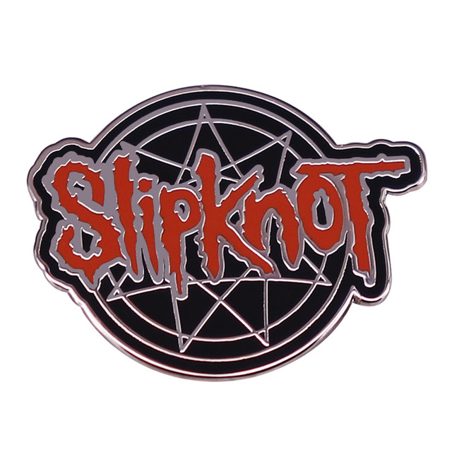 Slipkn0t Enamel Pin Music Theme Jewelry American Heavy Metal