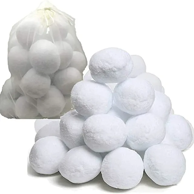 20/30/40pcs Simulation 5cm Snowball Xmas Decoration Ornaments Indoor  Realistic Fake Soft Snowballs For Battle Game Toy Wholesale - AliExpress