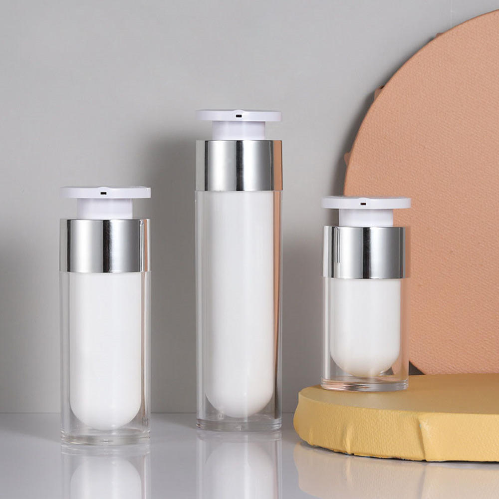 Best of 15 / 30 / 50ml Pearl White Acrylic Airless Jar Round Empty Refillable Bottles Cosmetic Bottle Cream Lotion Jar Pump Bottle Reviews & Tips