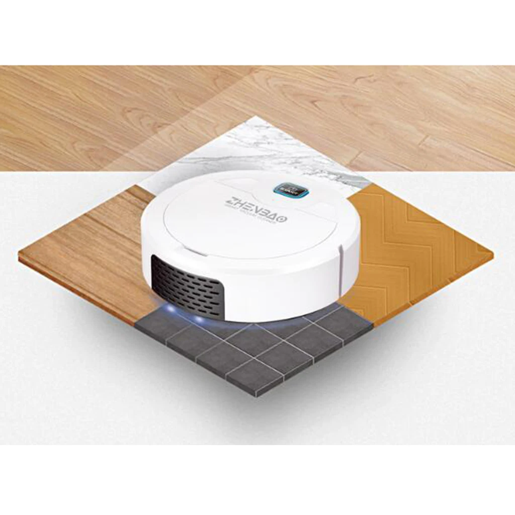 3.7V Auto Smart Robot Vacuum Cleaner 1600Pa for Hardwood/Tile Floor/Carpet