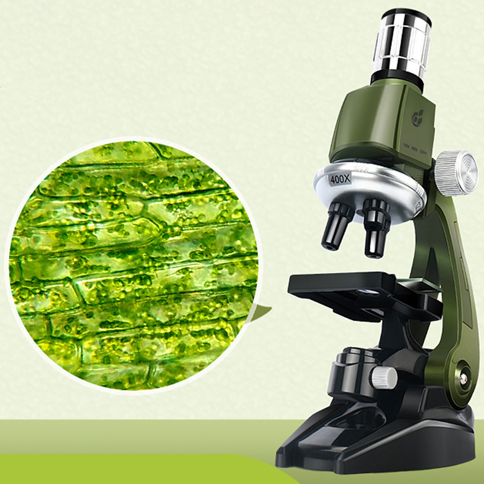 Children Microscope Preschool Science Kit 1200X Magnification for Boys Girls