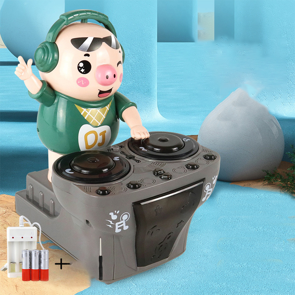 Electronic Music DJ-Pig Toy for Kids New Kids Music Toy Dancing with Colorful Lights Home Games with Children Electronic Music DJ-Pig Toy for Kids New Kids Music Toy Dancing with Colorful Lights Home Games with Children