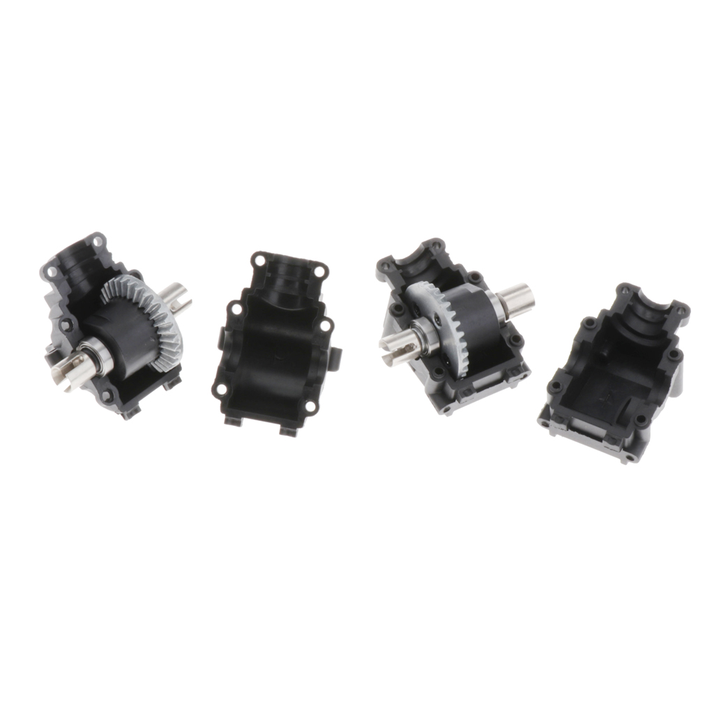14th 2Pcs Differential Gears + 2Pcs Box Cover Replacement Set for 144001