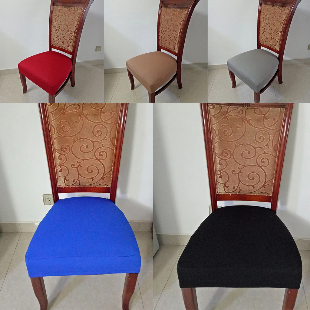Removable Stretchable Dining Chair Cover for Standard Home Chair, with Buckle
