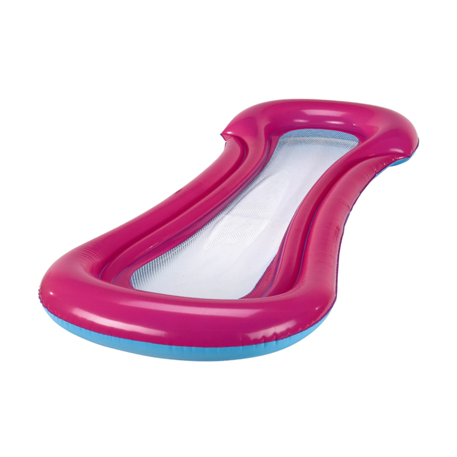 Inflatable Pool Float, Net Floating Bed, Inflatable Pool Floating Lounge Swimming Pool Beach Toy for Women Men