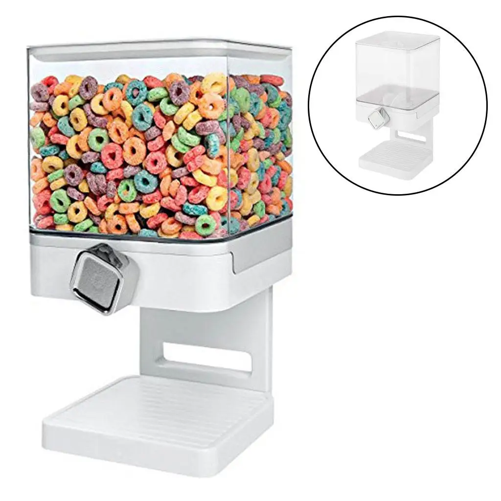 Cereal Food Container Kitchen Coffee Beans Oatmeal Nuts Rice Dispenser Cans Household Snack Bottles 3.7L Capacity
