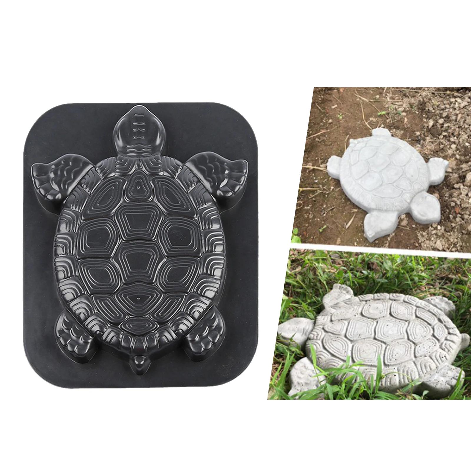 Turtle Paving Stepping Stone Mold Concrete Cement Tortoise Mould for Garden Path 