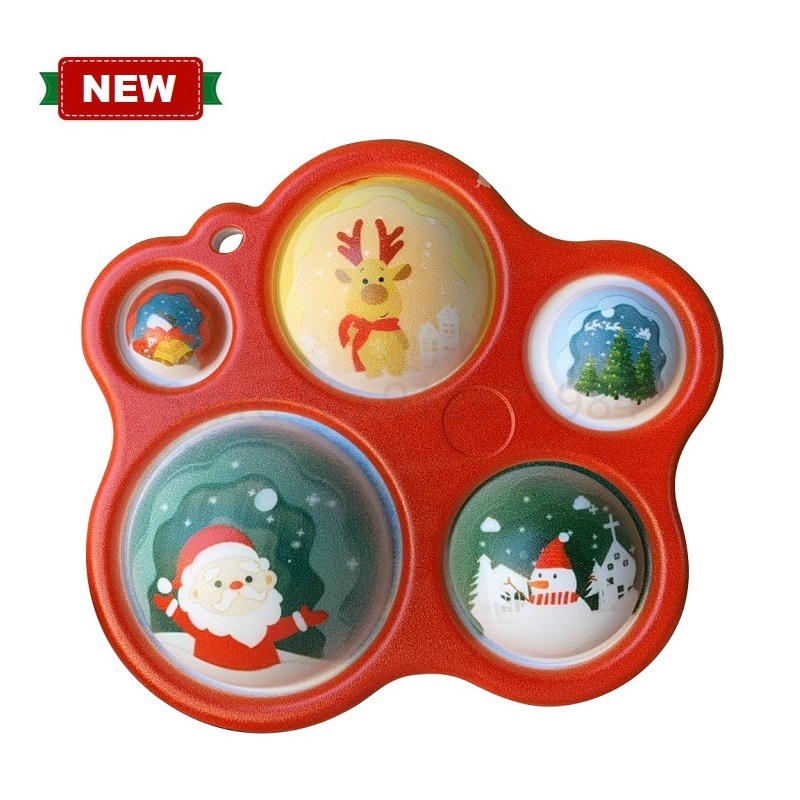 Quente Fidget Brinquedo Bolsa Caixa Mistério Advento Calendário Surpresa Natal Presente Anti-stress 2022 Novidade Simples Dimple 24 3 advento calendário surpresa natal presente caixa anti-stress