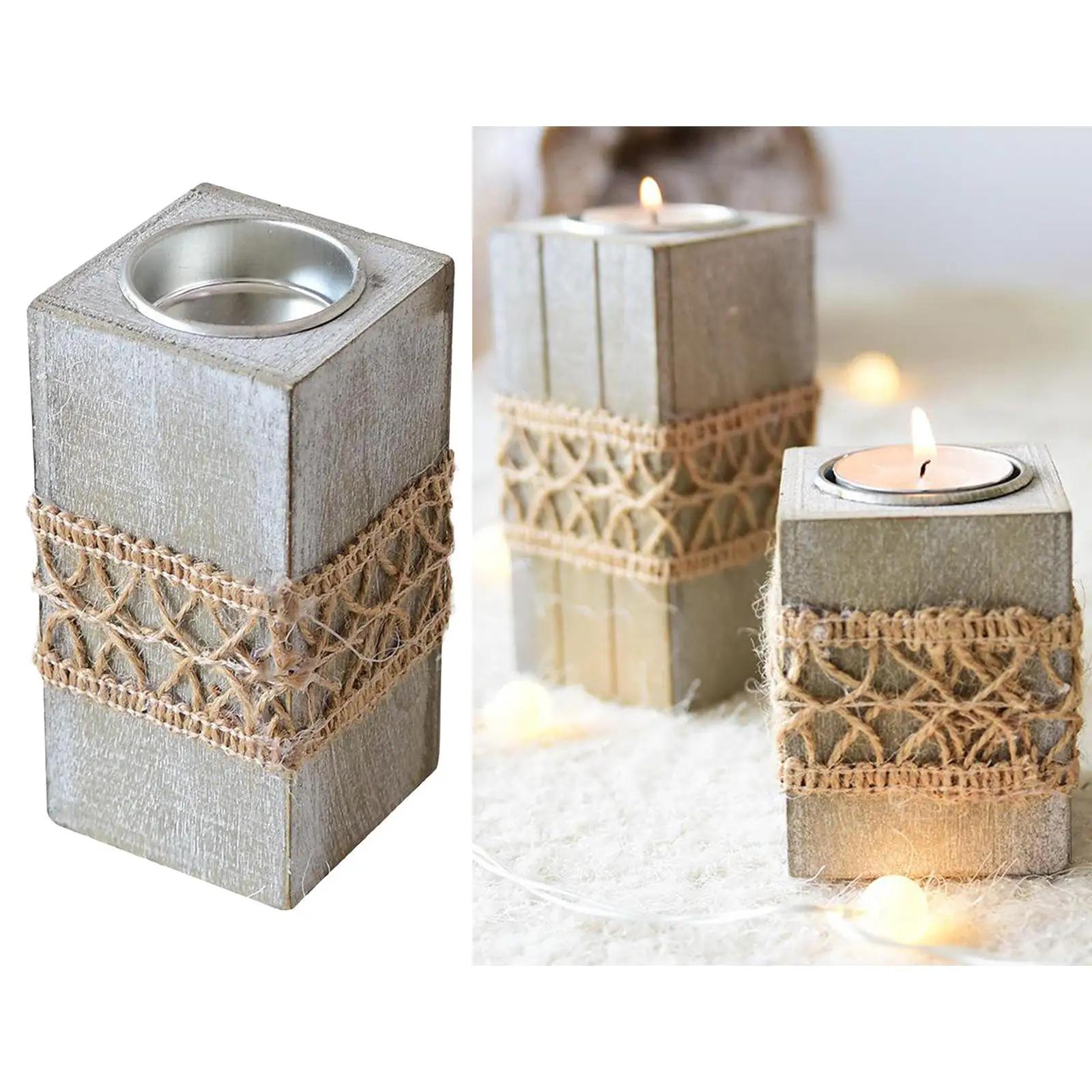 Tea Light Candle  Coffee Table Centerpieces Decor Candle Stand Gifts