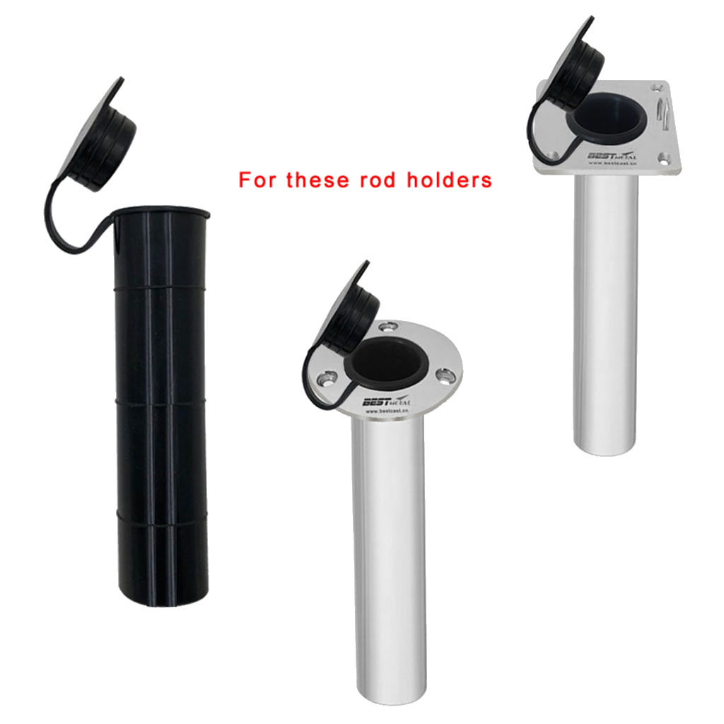 Universal 2''/50mm Fishing Rod Holder Insert Tube Pole Rest Parts for Fishing Rod Rack Accessories