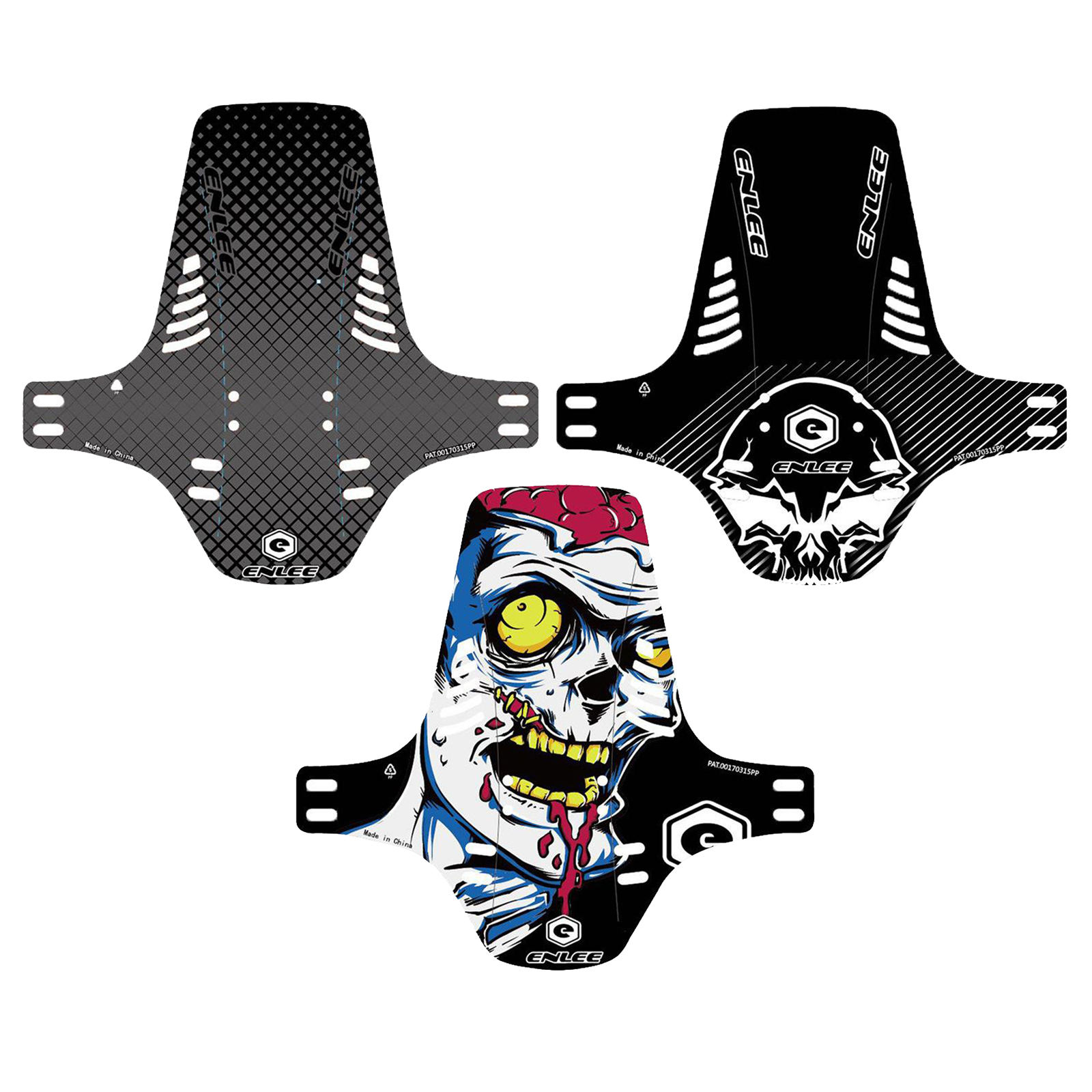 Durable Bike Fender, Mountain Road Bike Mudguards, Flexible Front and Rear Mud Guard Compatible for 26