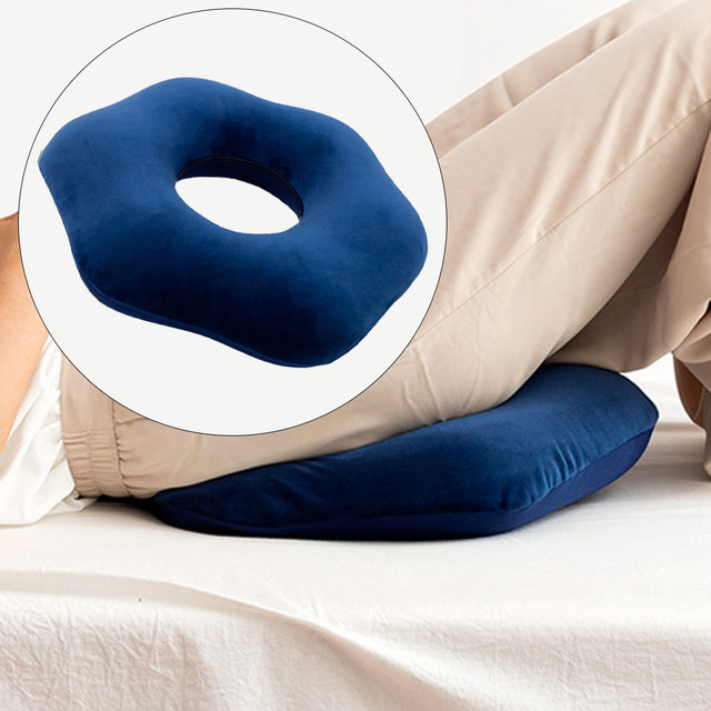 Butt Sitting Pillow, Breathable Comfort Blue Butt Pillow for Home