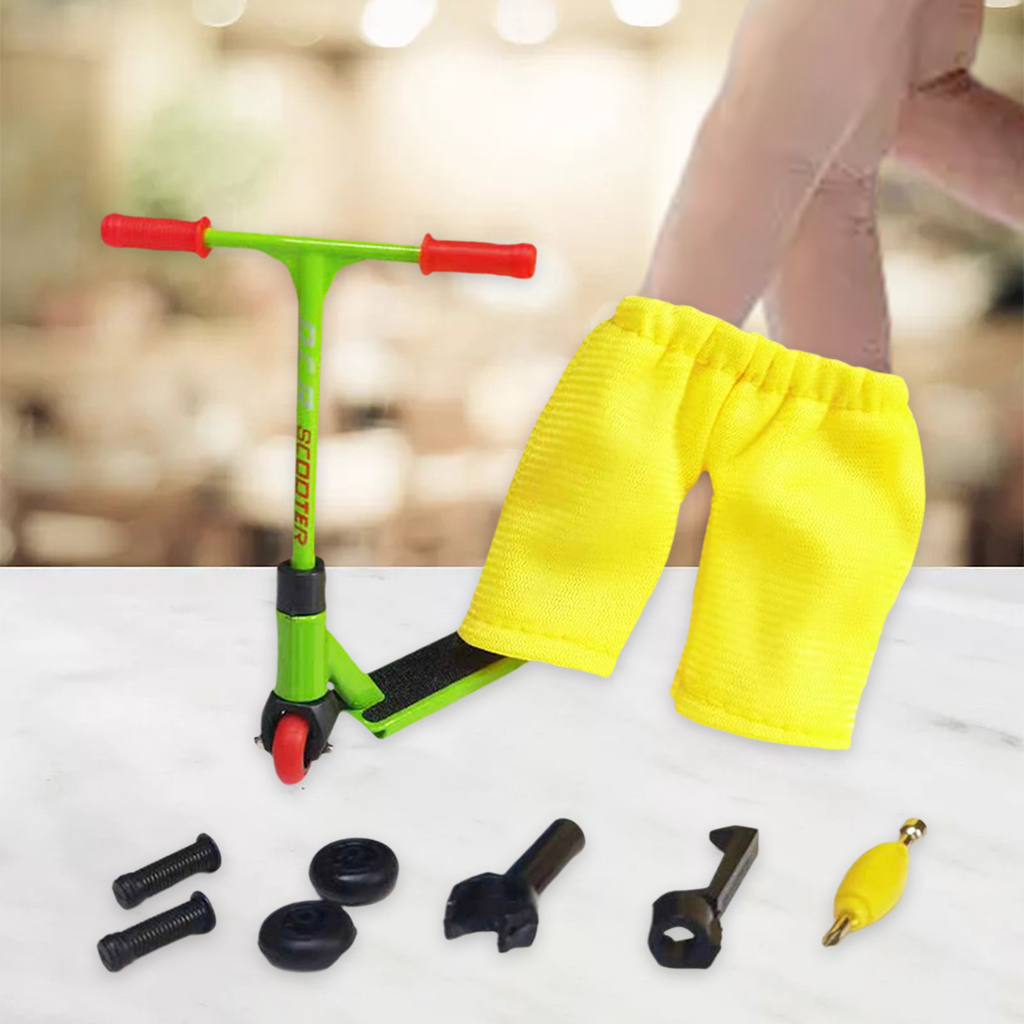 Alloy Finger Scooter Fingerboard Parts Skateboarding Interactive Finger Novelty Toys for Kids Party Favors Gift