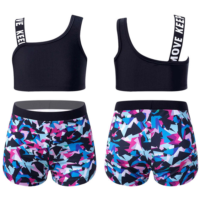 Ensemble Sous-vêtements Fille - Soutien-gorge Et Short - Pour Sport Ou Quotidien - Taille Adolescent