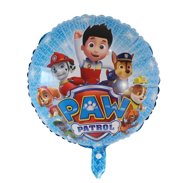 Ballon Helium Anniversaire, 12pcs Ballons Pat Dog Patrouille, Balon Animaux  Aluminium Deco Anniversaire, Ballon Hélium Decoration de Fête pour Enfants