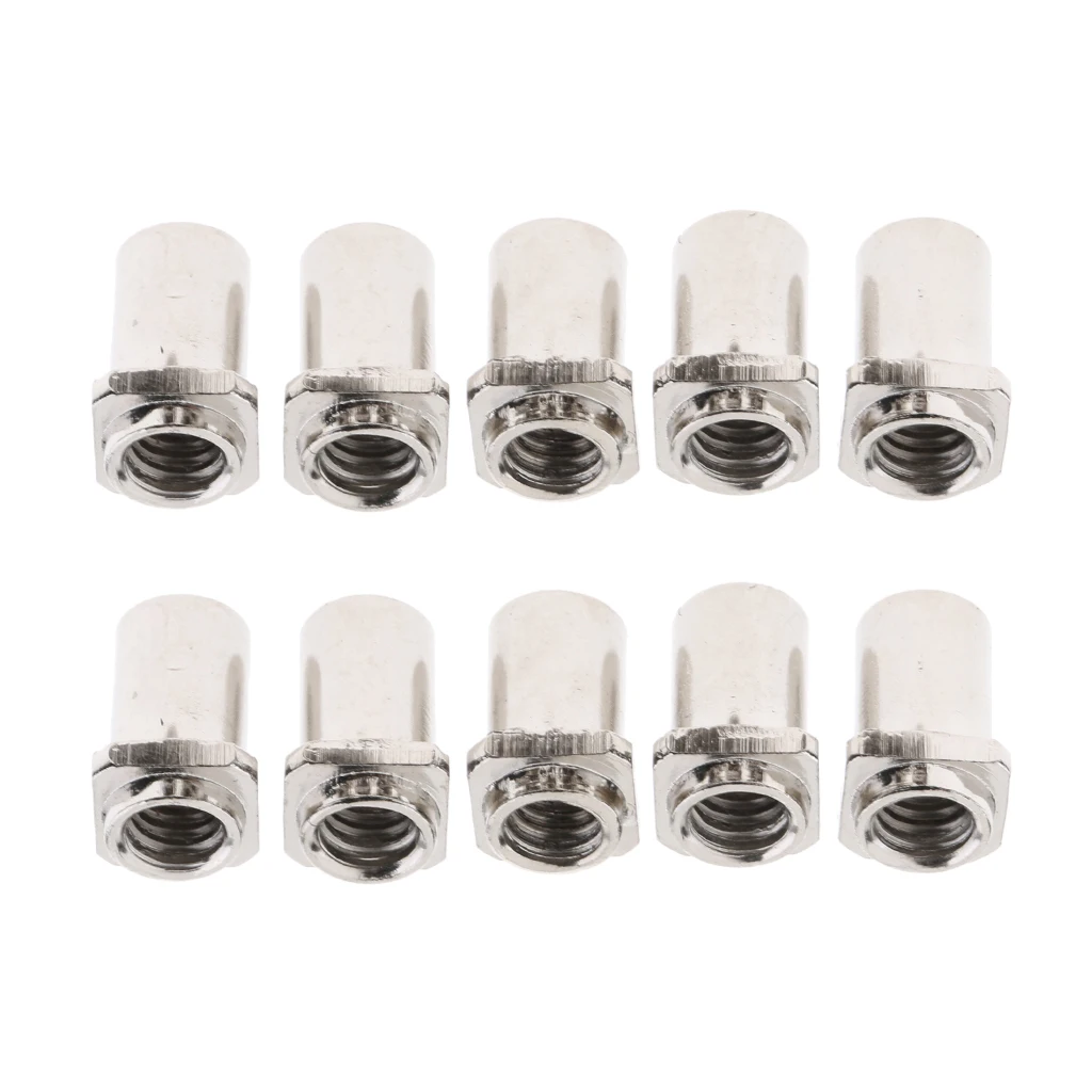 10pcs Thread Swivel Nuts for Tom Drum Lug Replacement Accessory