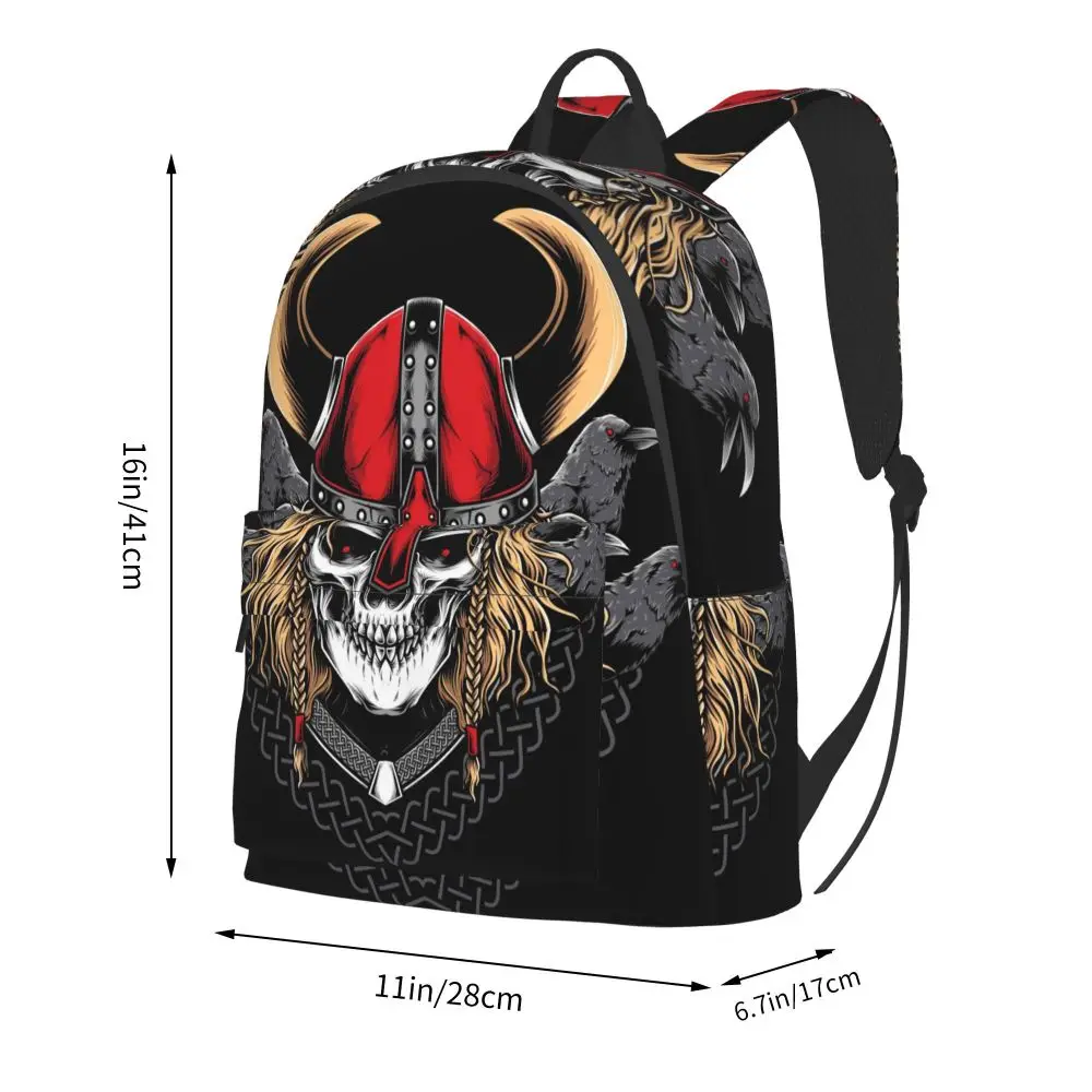 Viking Warrior With Raven Backpack