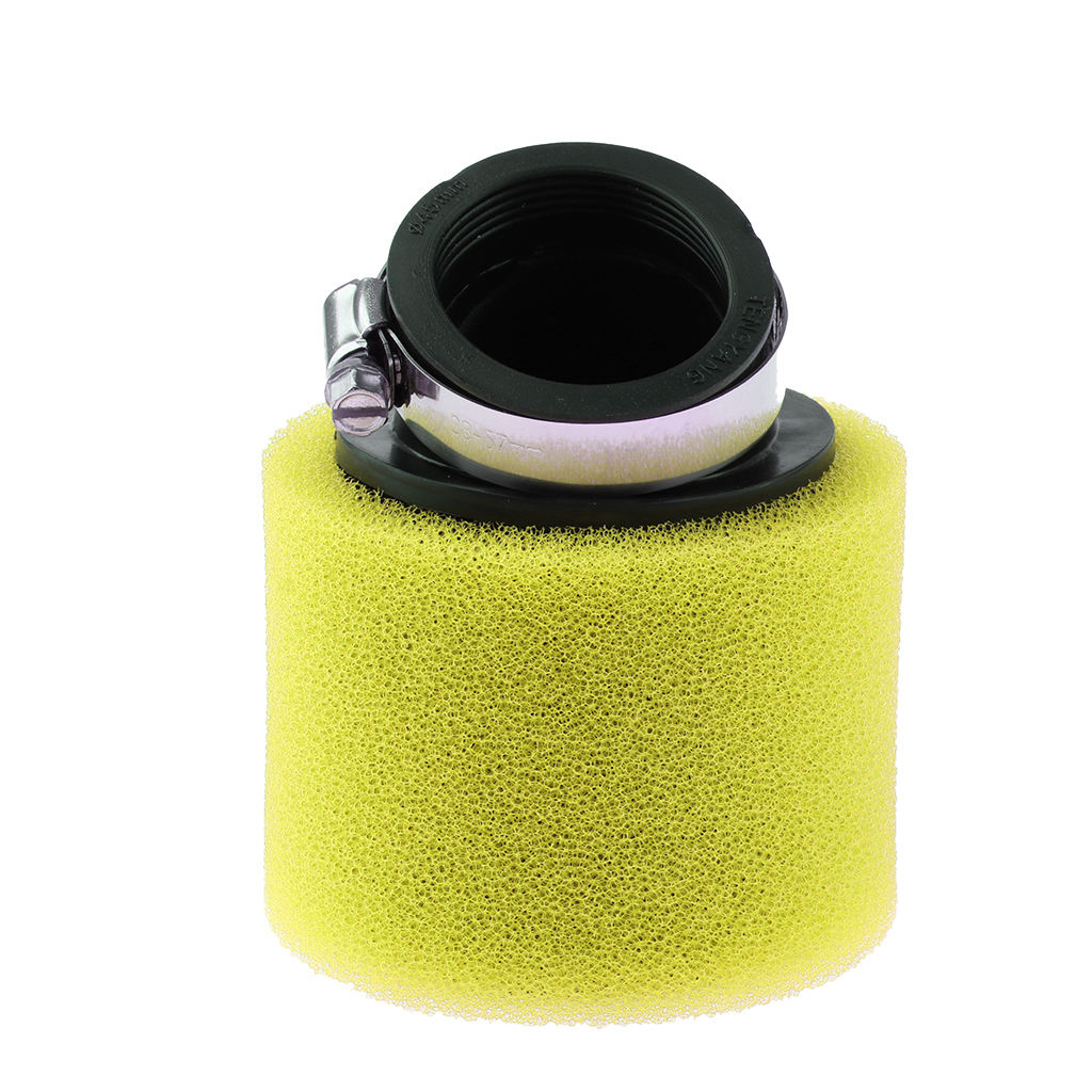 Universal Angle Bent Foam Air Filter Washable Motorcycle ATV Air Filter for Pit Quad Dirt Bike ATV Buggy 45mm