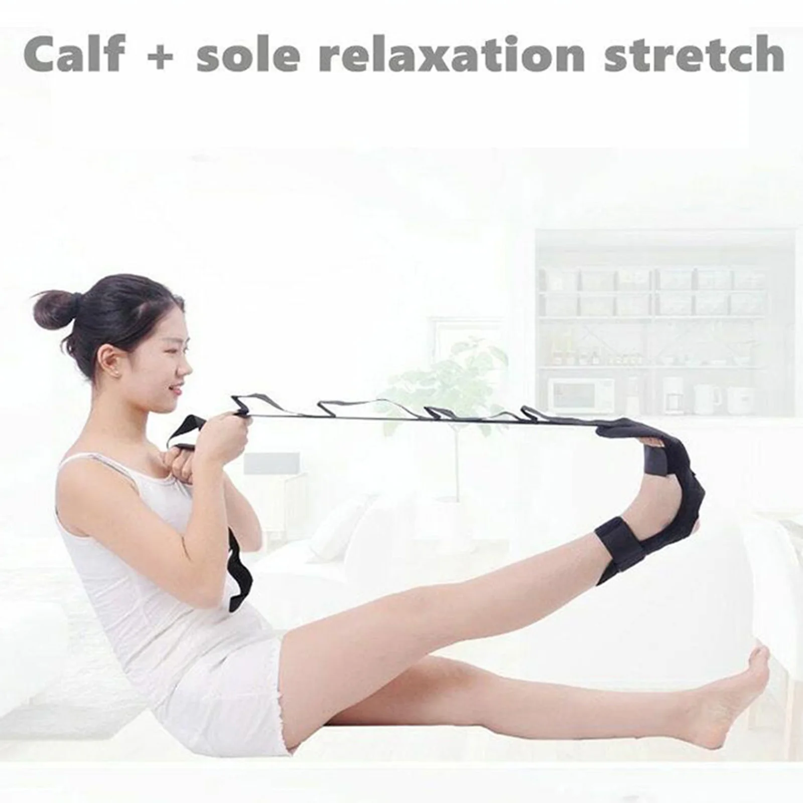 Stretching Strap Yoga with Foot Stretcher for Stretch.Yoga Stretch Strap for