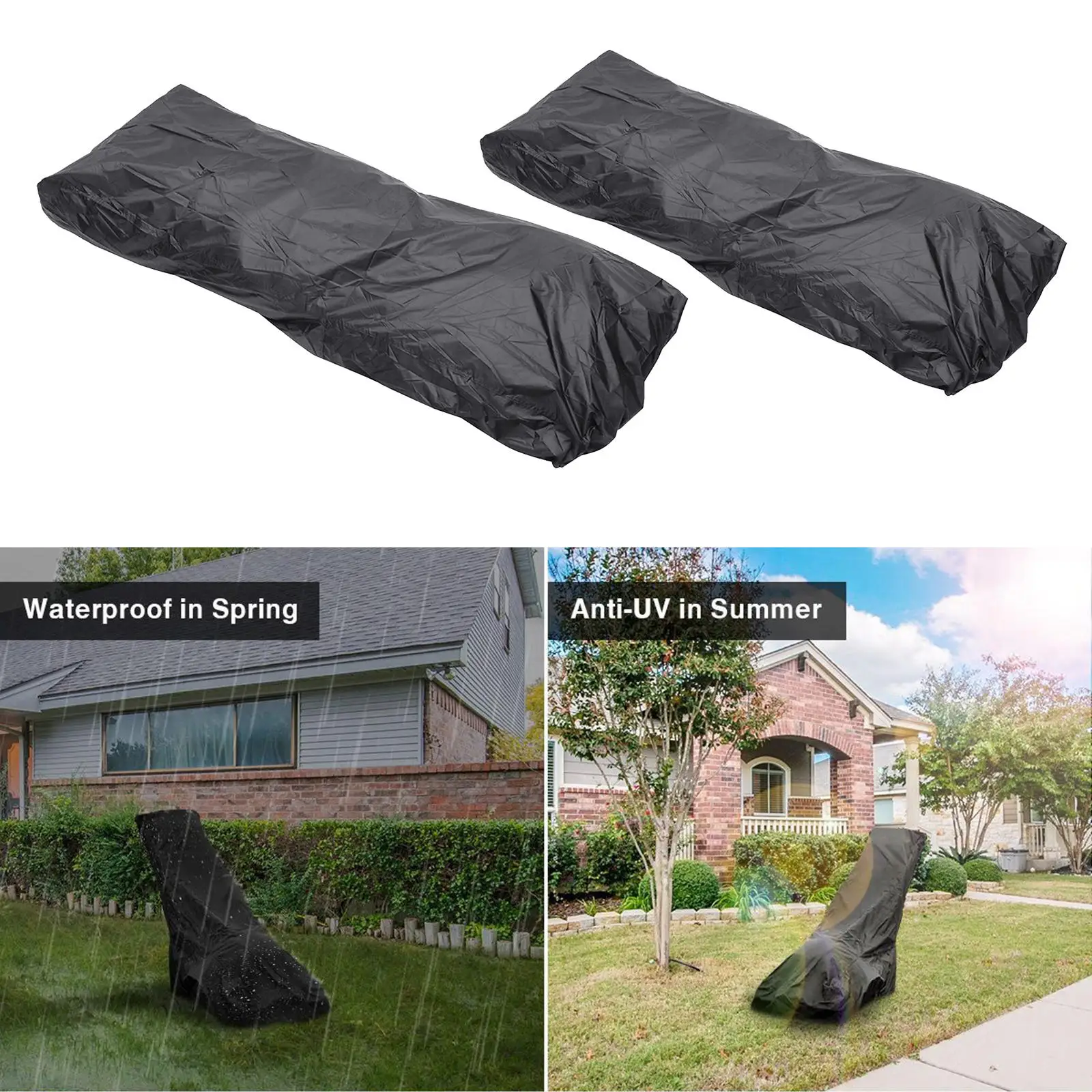 Waterproof Dust Rain Proof Outdoor Garden UV protected Lawn Mower Cover Garden Lawn Mower Cover