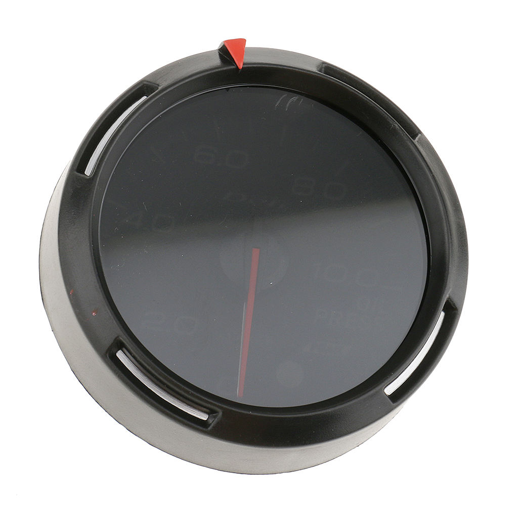Car Truck 60mm  7 Colors Electronic Oil Pressure PSI Gauge Meter