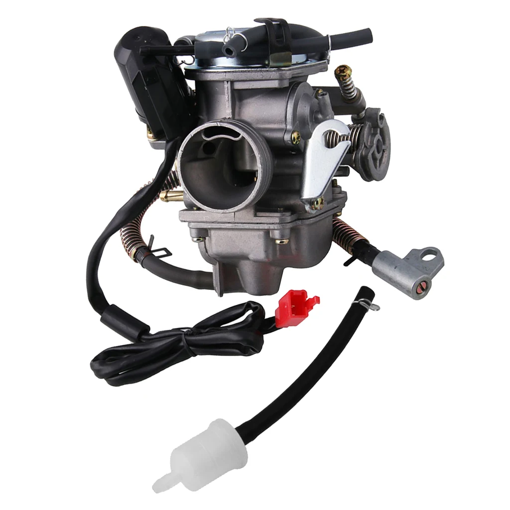 24mm Carburetor Carb Assy 4 Stroke Fit for GY6 125 150cc Scooters ATV Go Karts