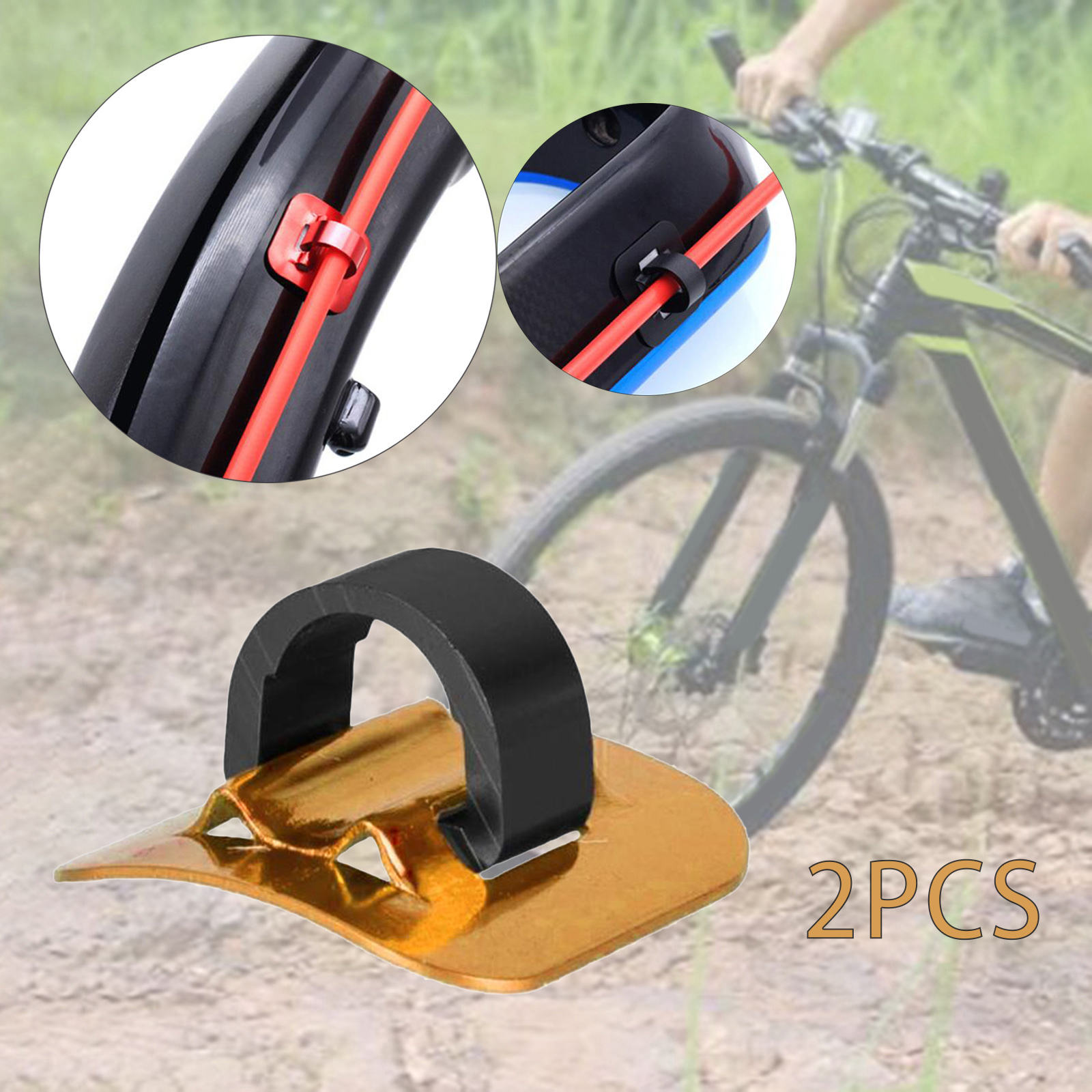 Cables Guide C-Clips Bike Shifter Brake Housing Bike Frame C Buckle Clamp Bike Brake Cable Tube Guide Line Tube Housing