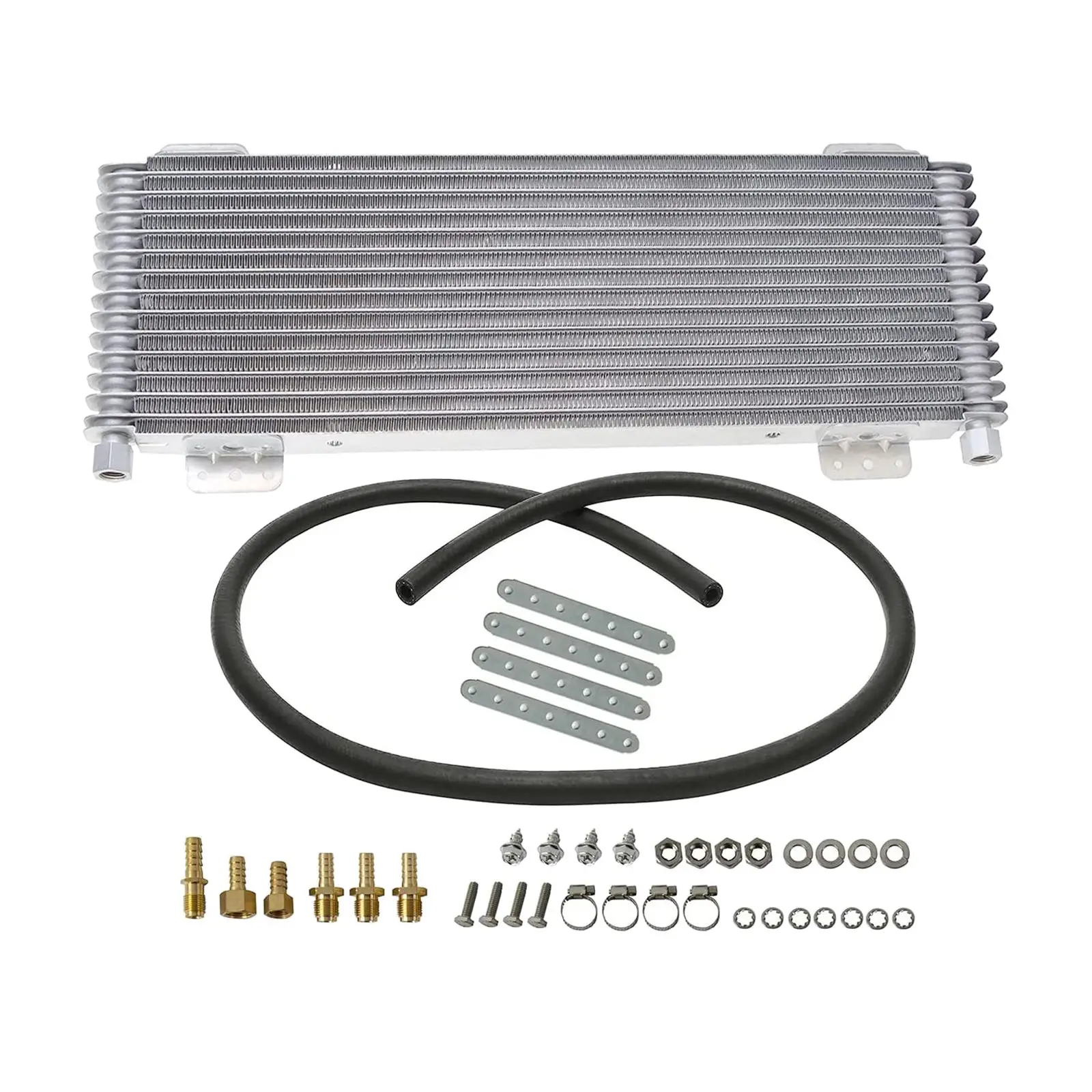 Heavy Duty Transmission Oil Cooler Low Pressure Drop LPD47391 with Mounting Hardware Cooling Protection Towing Applications